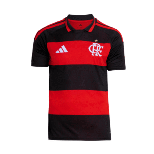 Camisa Vermelha e Preta | Manto Jogo 1 2026 | Sem Patrocínios