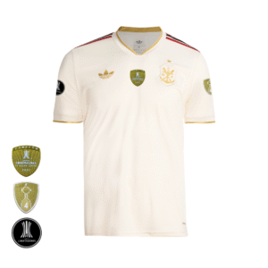 Camisa Flamengo Dourada | Jogo 3 2026 | Libertadores Sem Patrocínios
