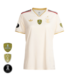 Camisa Flamengo Dourada | Jogo 3 2026 | Libertadores Sem Patrocínios | Feminina