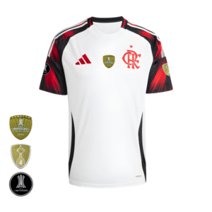 Camisa Flamengo Branca | Jogo 2 2026 | Libertadores Sem Patrocínios