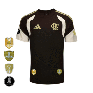 Camisa Polo Treino Atleta 2026 | Todos os Patchs de Campeão Sem Patrocínios